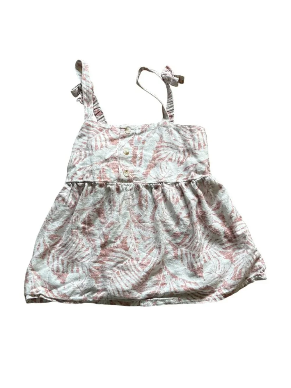 Rewash Girls 2 Piece Summer Short Outfit-Pink/White Floral-Size L-GUC